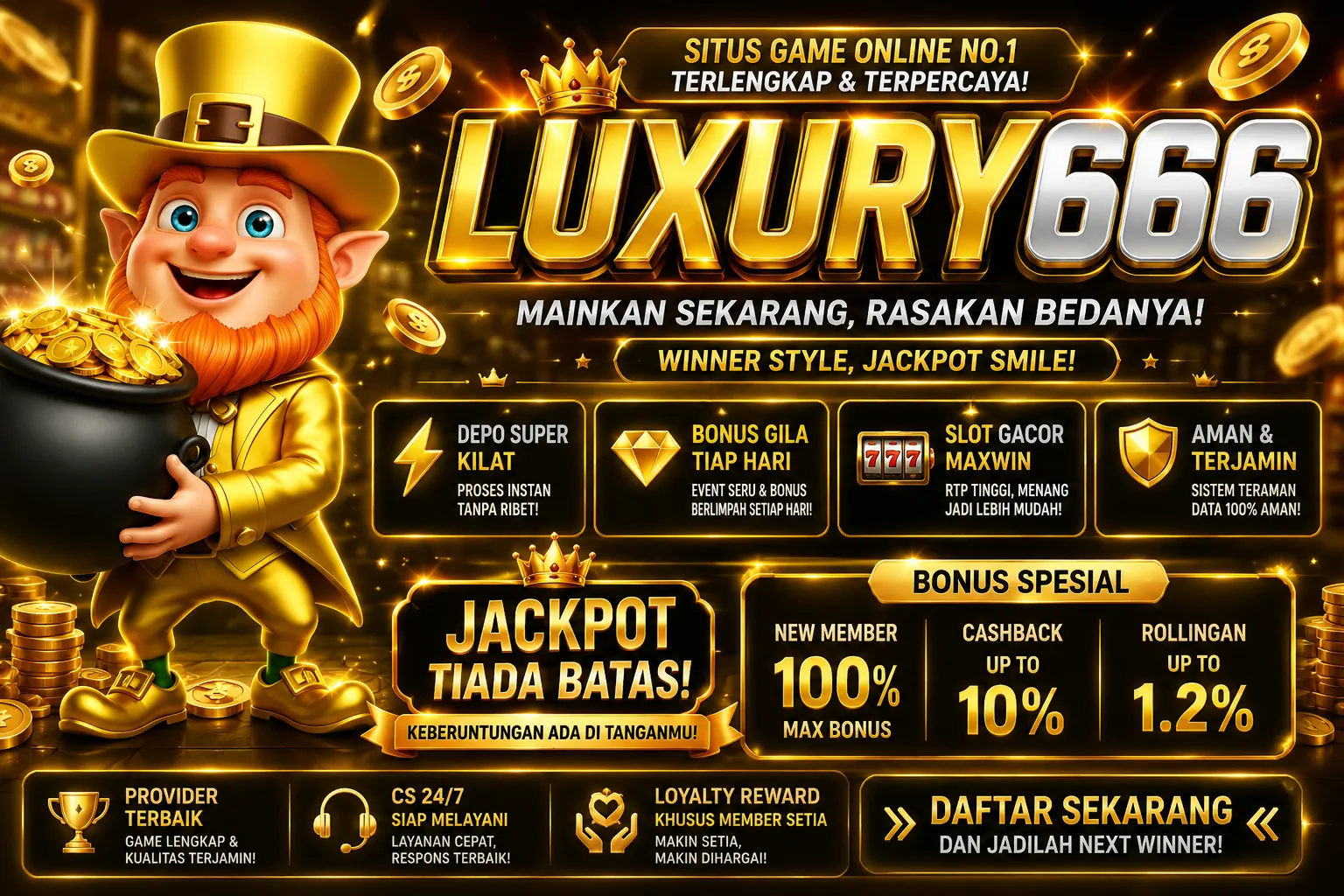 LUXURY666 Banner